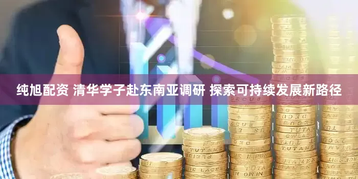 纯旭配资 清华学子赴东南亚调研 探索可持续发展新路径