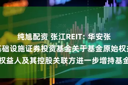 纯旭配资 张江REIT: 华安张江产业园封闭式基础设施证券投资基金关于基金原始权益人及其控股关联方进一步增持基金份额计划的公告