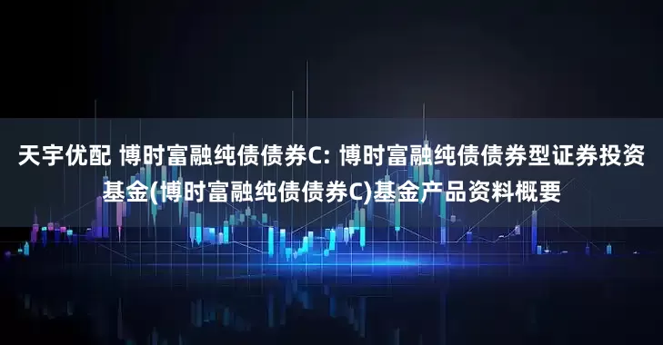 天宇优配 博时富融纯债债券C: 博时富融纯债债券型证券投资基金(博时富融纯债债券C)基金产品资料概要